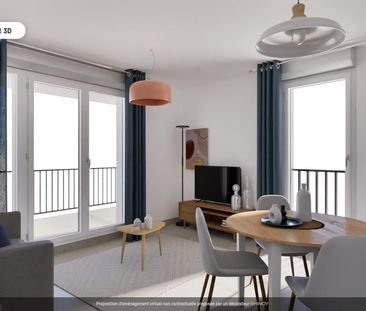 location Appartement T3 DE 54.3m² À MARSEILLE - Photo 2