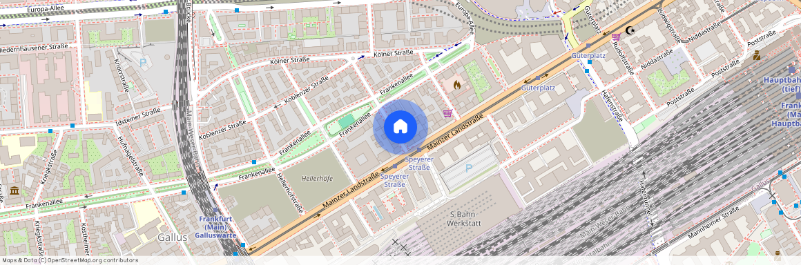 Speyerer Straße, 6, 60327 Frankfurt am Main - Gallusviertel