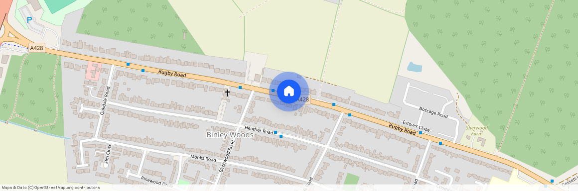 Hugh Road, Coventry, Rugby Road, Binley WoodS, Hugh Road, Stoke
