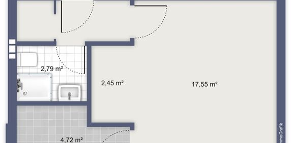 Renovierte 1-Zimmer-Wohnung mit innenliegenden Duschbad in ruhiger Seitenstraße von Ratingen-Mitte - Foto 2