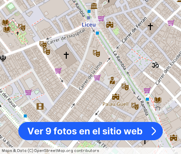 Room in a shared 5-bedroom flat for rent in El Raval. - Foto 1