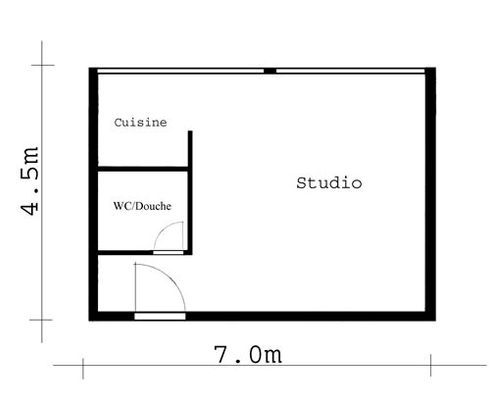 Appartement de 1 pièce au 3ème étage - Photo 1