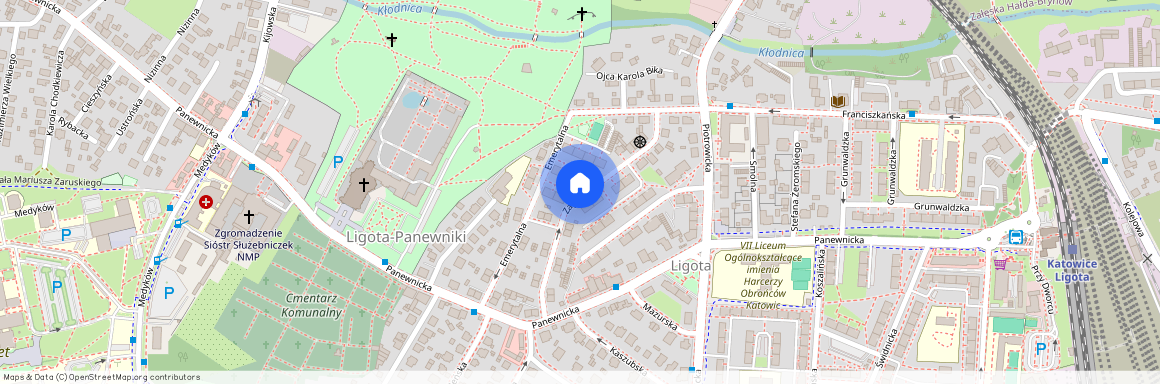 ul. Zagrody, Ligota-Panewniki, Katowice, śląskie