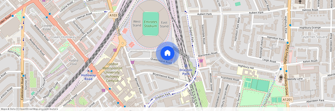 Queensland Terrace, 9 Queensland Road, Islington, London, N7