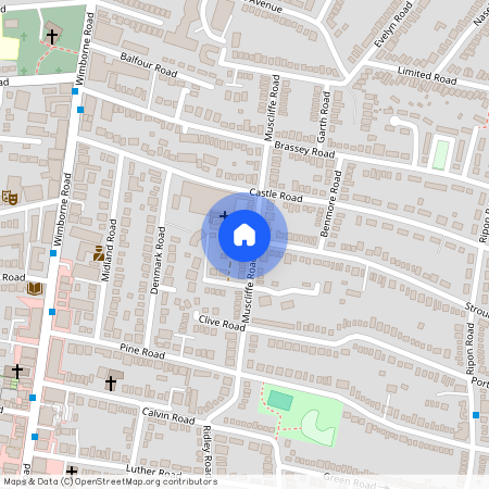 Muscliffe Road, Winton, Bournemouth, BH9