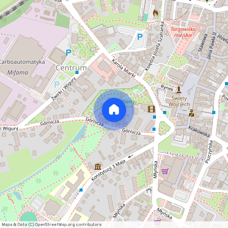 ul. Planty, Mikołów, mikołowski, śląskie