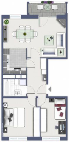 3-Raumwohnung mit Balkon und Aufzug - Foto 2