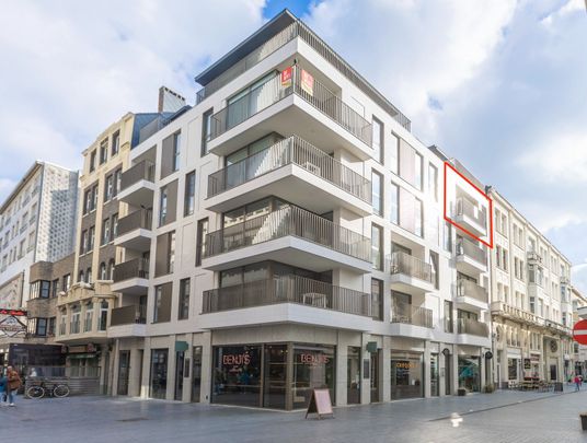 Subliem appartement met 2 slpk én ruim terras in recent gebouw pal aan zee - Foto 1