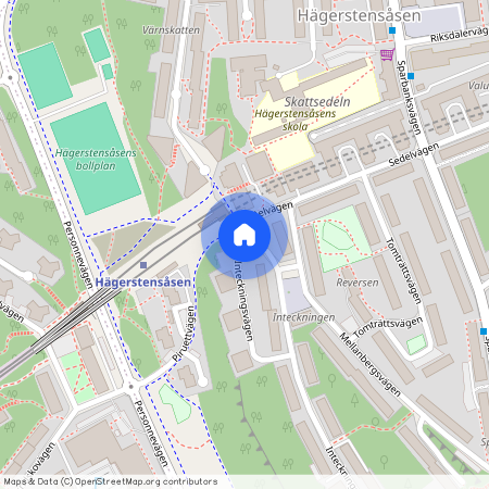 Hägerstensåsen, Stockholm, Inteckningsvägen 100