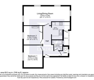 2 bedroom apartment to rent Great Plumtree, Harlow, CM20 - Photo 3
