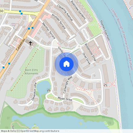 Trinity Church Road, Barnes, London