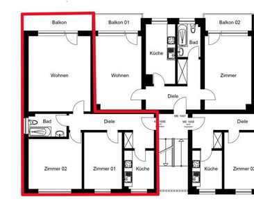 FÜ-Sack: Helle 3-Zi-Whg (2.OG o.A.) mit Balkon - selbst renovieren - dafür 1 Monat kaltmietfrei - Photo 4