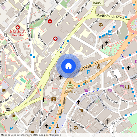 Lewins Mead, Bristol, Somerset, BS1