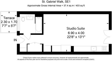 Studio Flat, St. Gabriel Walk, SE1 - Photo 5