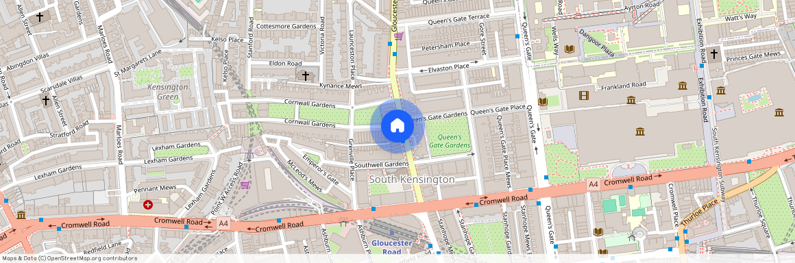 Cornwall Gardens, South Kensington, SW7, London