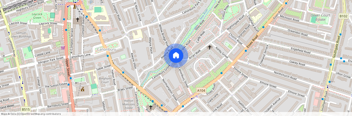 Canonbury, Highbury, Islington, Willow Bridge Road, N1 2LA, London