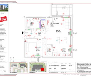 2-Zimmer-Wohnung mit Balkon, Top 19 - Foto 1