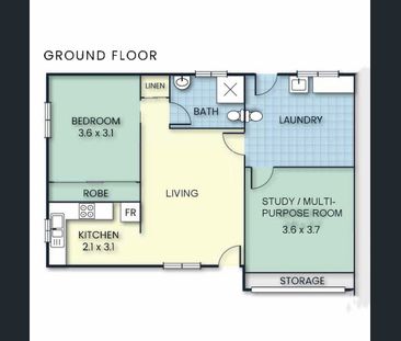 Spacious Ground Floor One Bedroom Unit with Air Conditioning + Stud... - Photo 2