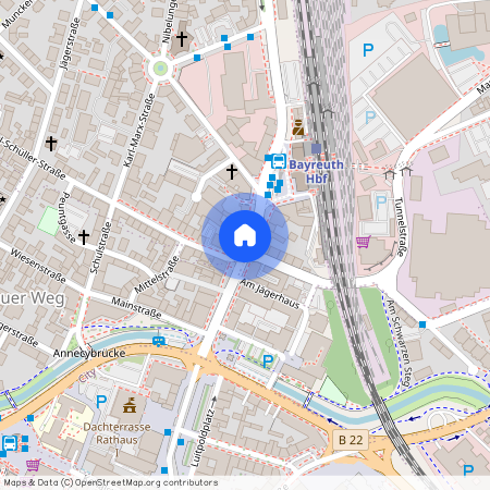 Bahnhofstraße, 95444 Bayern - Bayreuth