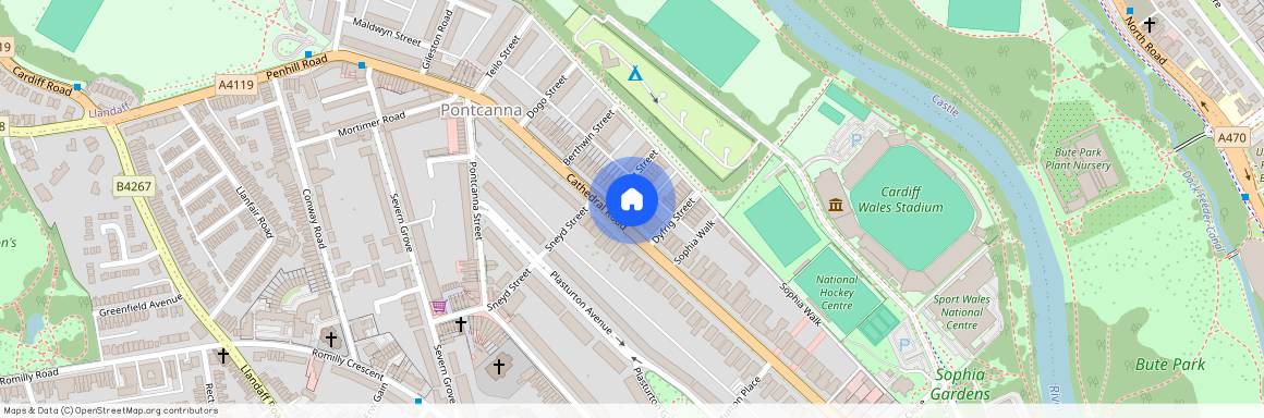 Cathedral Road, Pontcanna, CF11