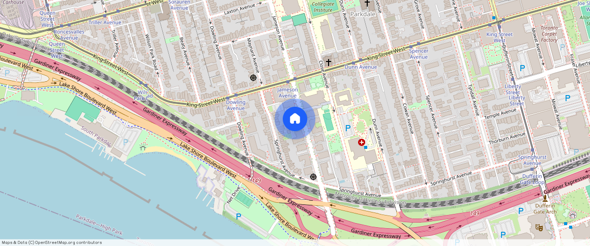 ** Jameson Avenue, Toronto, Toronto, Toronto, M6K 2V3