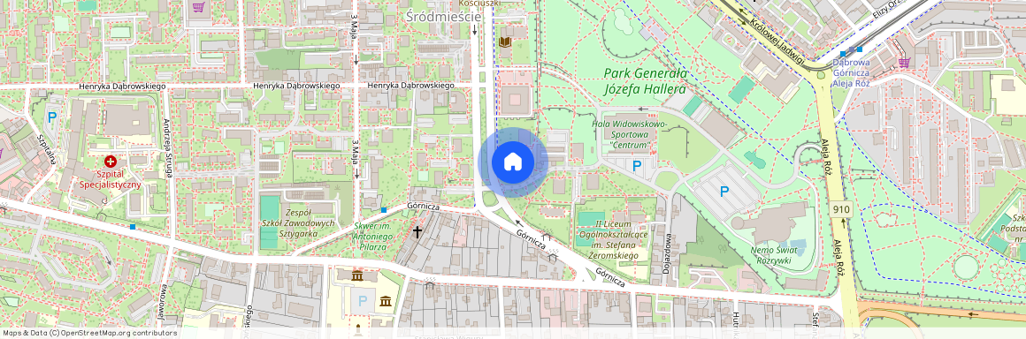 Aleja Kościuszki, Śródmieście, Śródmieście, Dąbrowa Górnicza, śląskie