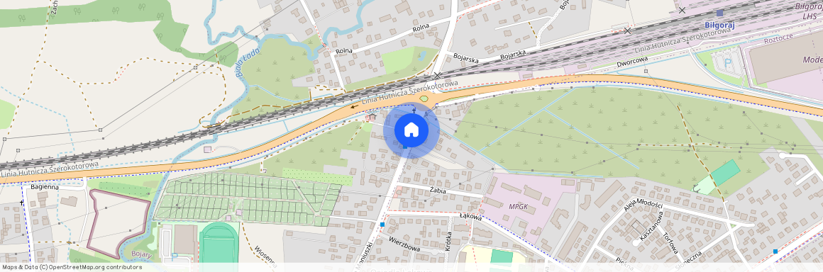 ul. Stanisława Moniuszki, Biłgoraj, biłgorajski, lubelskie