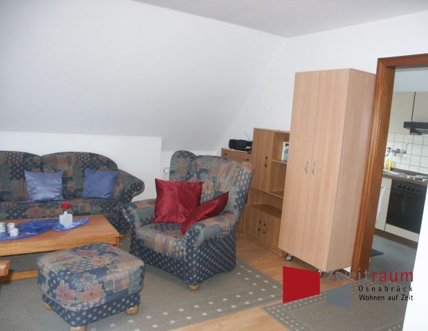 Hollage, solide eingerichtete 2-ZKB-Wohnung mit super Balkon in ruhiger Lage - Photo 1
