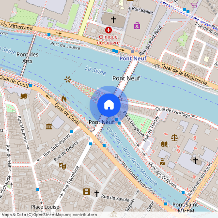 Quai des Orfèvres &Place du Pont Neuf 75001 Paris (1er arrondissement)