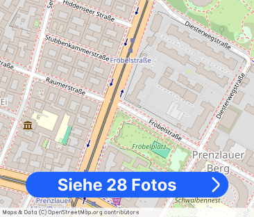 Schönhauser Allee: Dachgeschoss, 3-Zi, 2 Bäder + Terrasse, 137 m² m... - Foto 1