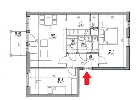 Gemütliche 3-Zimmer-Wohnung mit Terrasse - Photo 3
