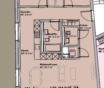 3.5 Zimmer, 92 m², 3. Stock - Photo 3