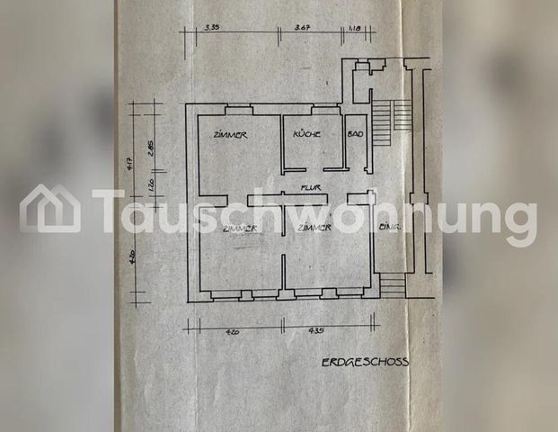 TAUSCHWOHNUNG Günstige Altbauwohnung in Benrath EG ca. 72 - Photo 1