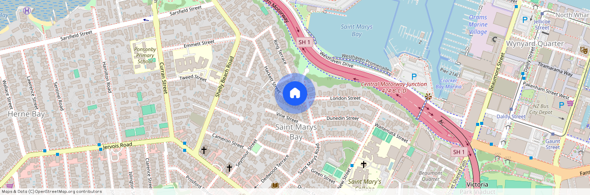 1 Hackett Street, Saint Marys Bay, Auckland City