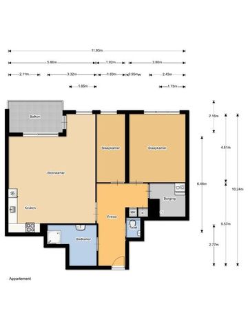 Appartement te huur: Grauwaartsingel 274 3541 DA Utrecht - Photo 2