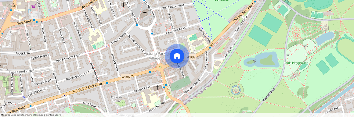 Victoria Park Road, Victoria Park Hackney E9 E9