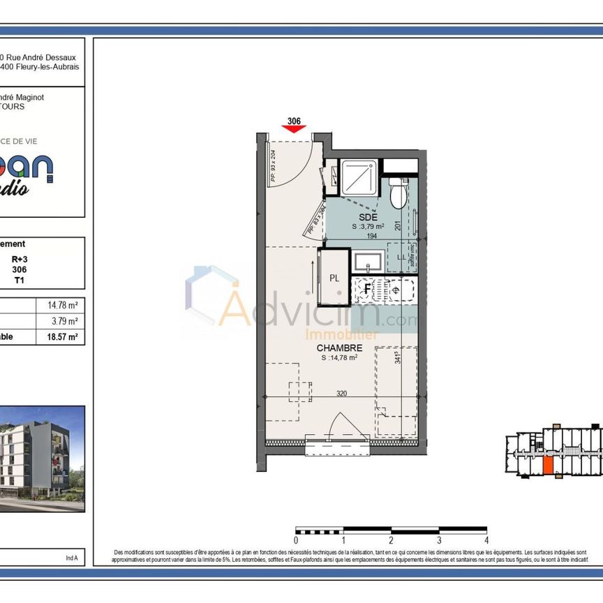 F1 NEUF de 18.56 m² - Photo 2