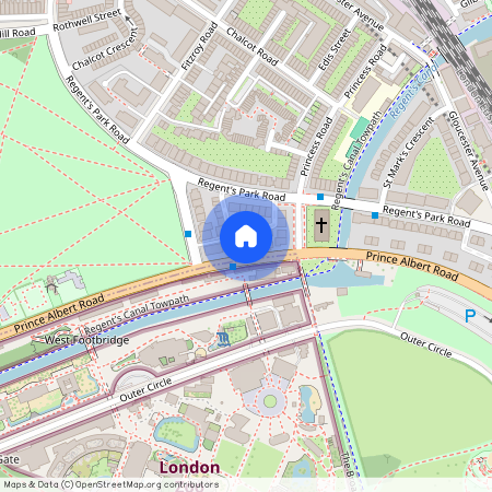 Prince Albert Road, Regent's Park, London, NW1