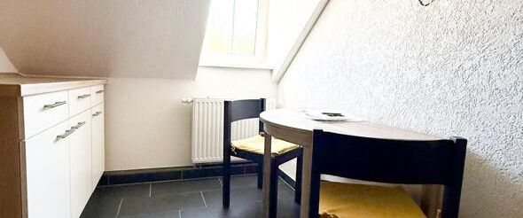 Moderne und gemütliche 2-Raum-Dachgeschosswohnung mit Einbauküche zentral in Schlettau! - Foto 1