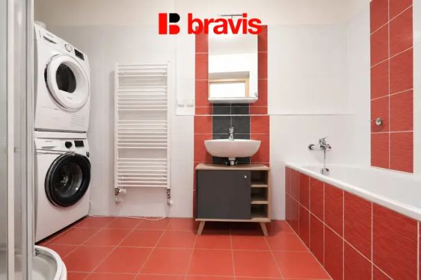 Pronájem bytu 3+kk, Brno - Starý Lískovec, ulice U Leskavy, šatna, částečně zařízený, balkon - Photo 1