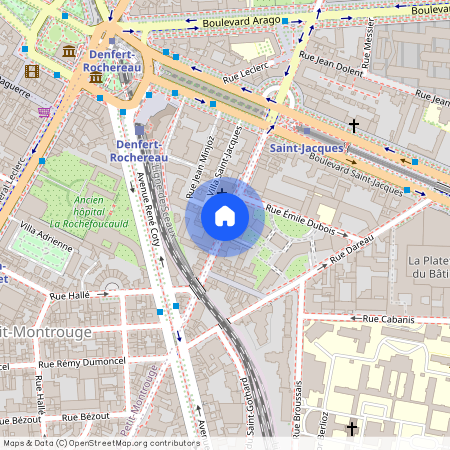 Rue de la Tombe Issoire, Francja, Paris