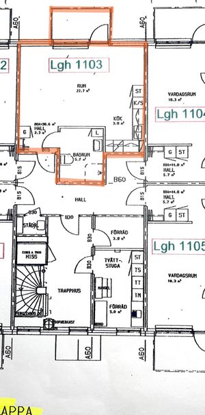 1 rok, Älvgatan 14, lgh 1103 - Foto 1