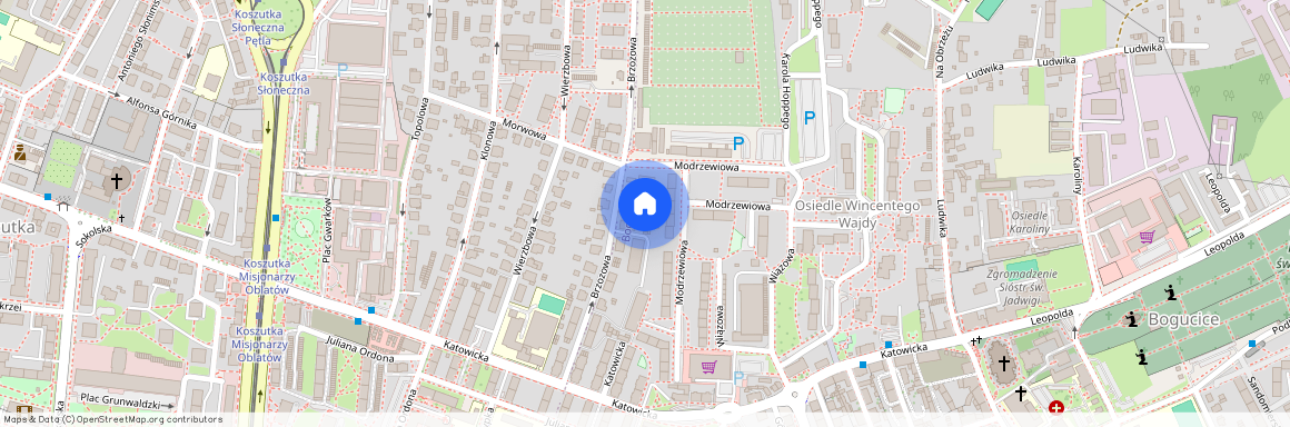 ul. Brzozowa 13a, Bogucice, Katowice, śląskie