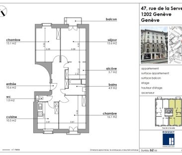 Appartement de 4 pièces au 2ème étage d'environ 80m2 - Photo 2