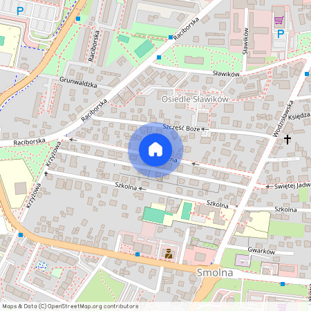 ul. Poprzeczna, Smolna, Rybnik, śląskie