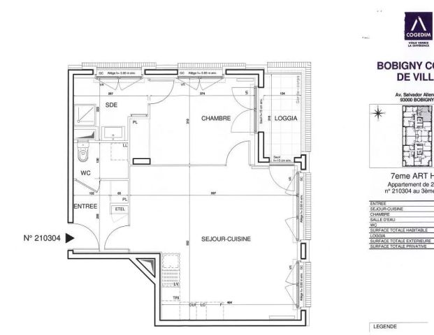 location Appartement T2 DE 55.4m² À BOBIGNY - Photo 1