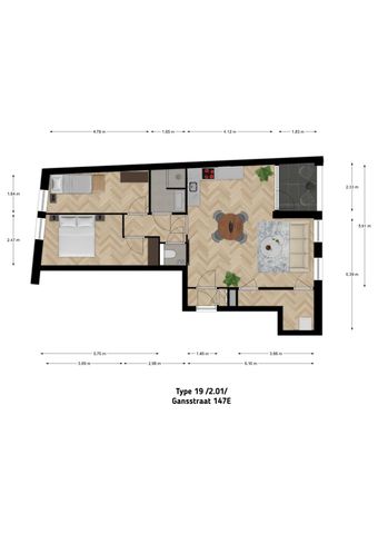 Appartement te huur: Gansstraat 147-E 3582 EG Utrecht - Photo 3