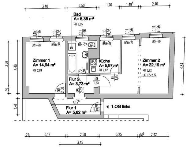 Helle 2-Zimmer-Wohnung in ruhiger Lage unweit vom Rannischen Platz - Photo 1