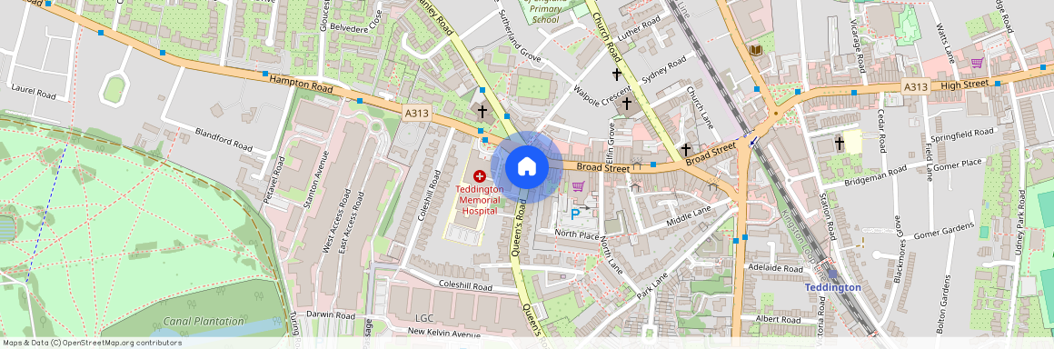 Queens Road, Teddington, TW11, London