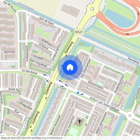 Zijdelwaard, 1422 KC, Leopoldlaan, Uithoorn